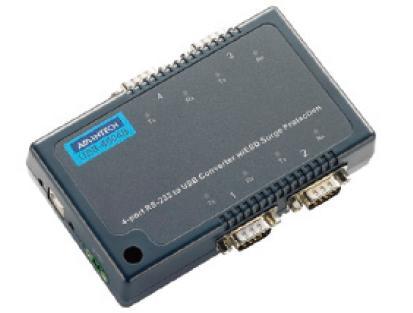 USB-4604B研华USB 转4端口RS-232 转换器，带浪涌保护