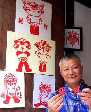 上海艺术剪纸表演-手工艺术表演
