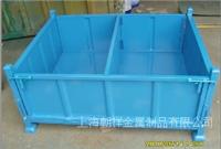 带分隔铁板箱/可堆垛铁板箱/金属周转箱
