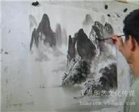 现场绘画 上海民间艺术表演
