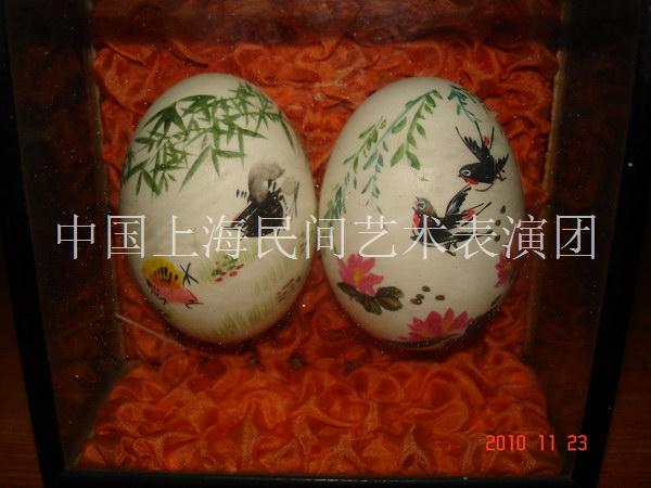 蛋画工艺-上海民间蛋画艺术表演