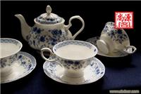 陶瓷茶具专卖 上海茶具礼品 英式月亮玫瑰茶具 
