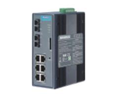 EKI-2548SI 6+2SC单模光纤端口宽温网管型工业以太网交换机
