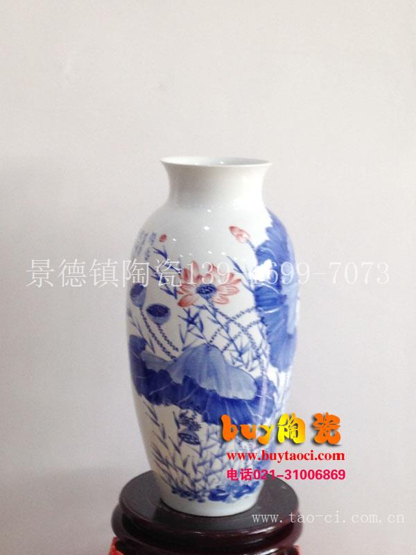 上海景德镇陶瓷青花瓶价格-景德镇陶瓷手绘青花瓶专卖