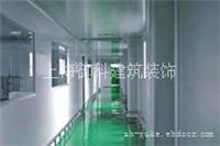 上海嘉定厂房装修装潢净化车间装修彩钢夹芯板吊顶隔墙风淋室装修环氧地坪外冈工厂装修