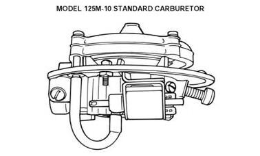 混合器  调压阀 	MODEL CA125M-10