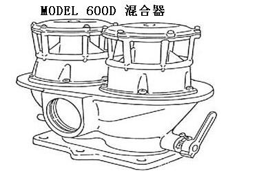 MODEL 600D  比例式燃气阀的混合器/混合器 天津上海安徽广州浙江