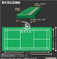 石家庄羽毛球塑胶地板 