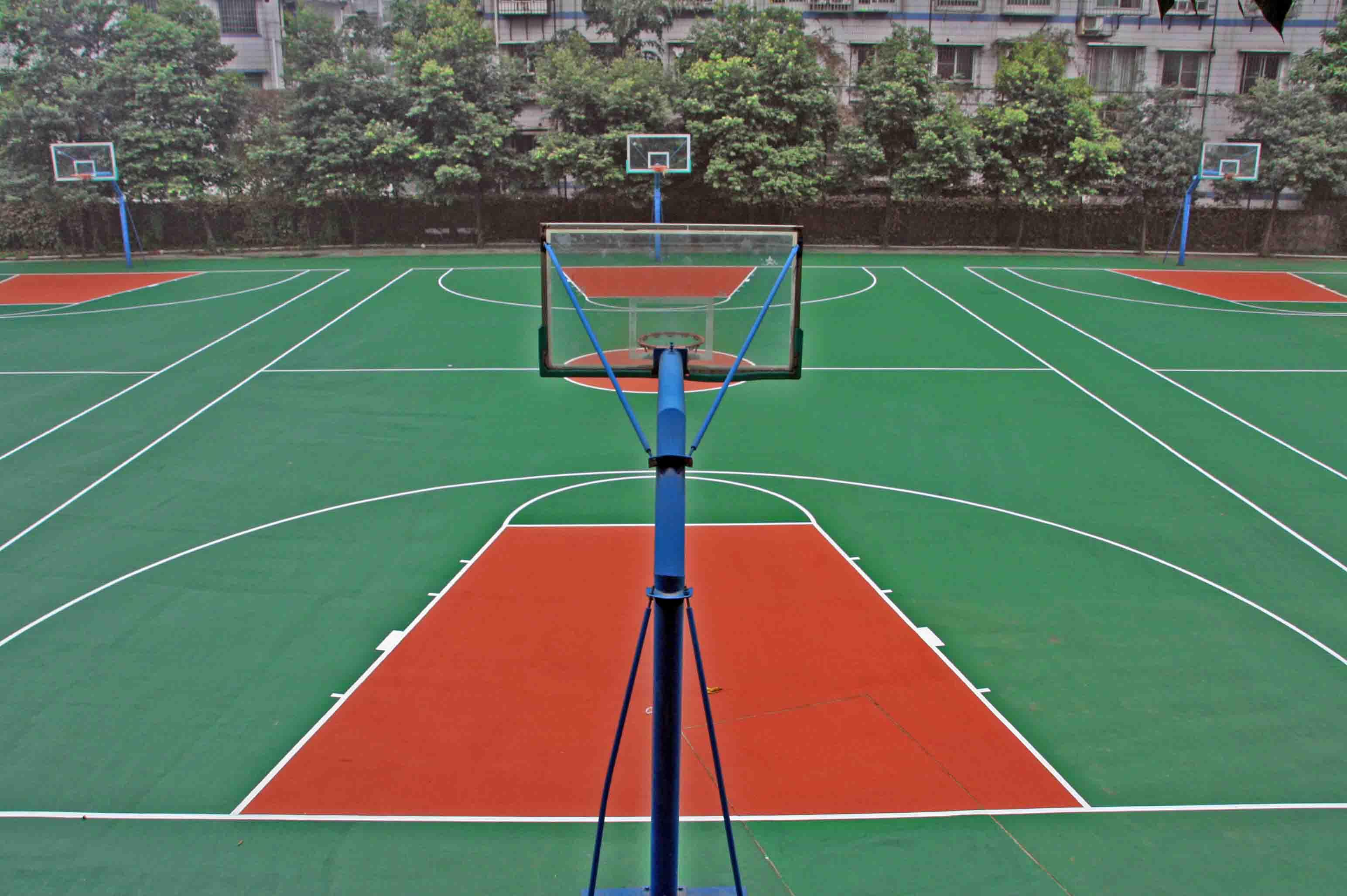 上海塑胶篮球场施工_塑胶篮球场施工价格_塑胶篮球场施工报价