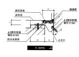 单列嵌平型F-WRG楼地面变形缝