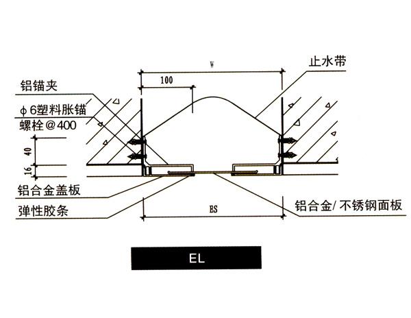 抗震型EL楼地面变形缝装置