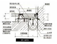 地面变形缝装置 抗震型SF-WFS