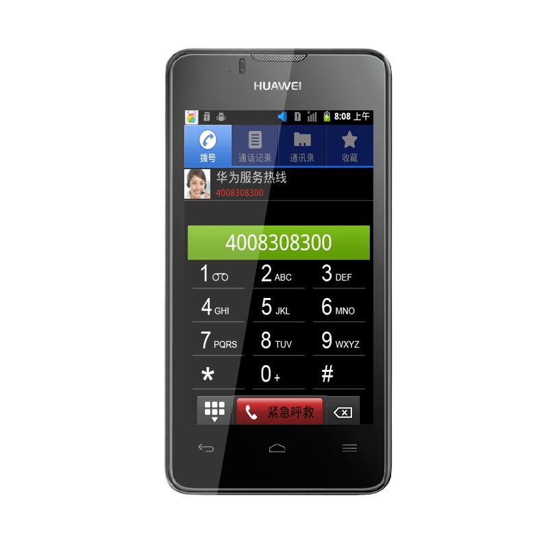 华为 Y300 3G手机（黑色）WCDMA/GSM 双卡双待