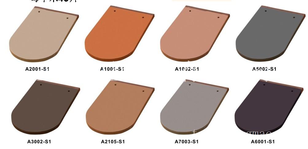 西式陶瓦 进口别墅瓦 平板瓦价格 特伦特优质陶瓦