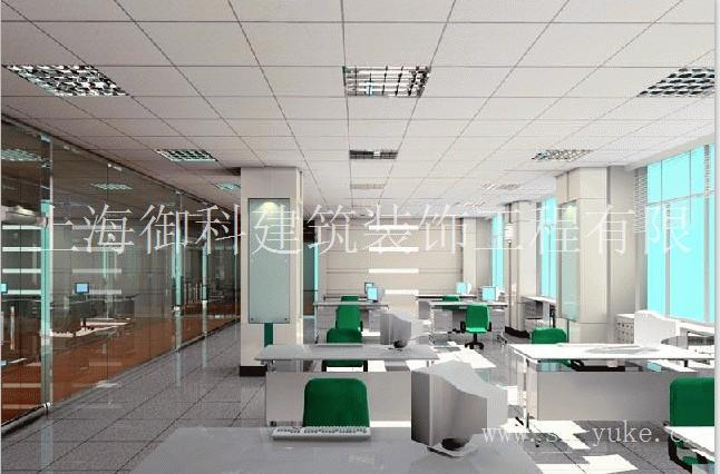 上海松江办公室装修办公室矿棉板吊顶办公室设计