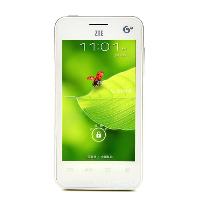 中兴（ZTE）U808 3G手机（白色）TD-SCDMA/GSM 双卡双待