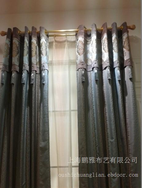 欧式窗帘定做/欧美风窗帘优惠/欧美风窗帘制作