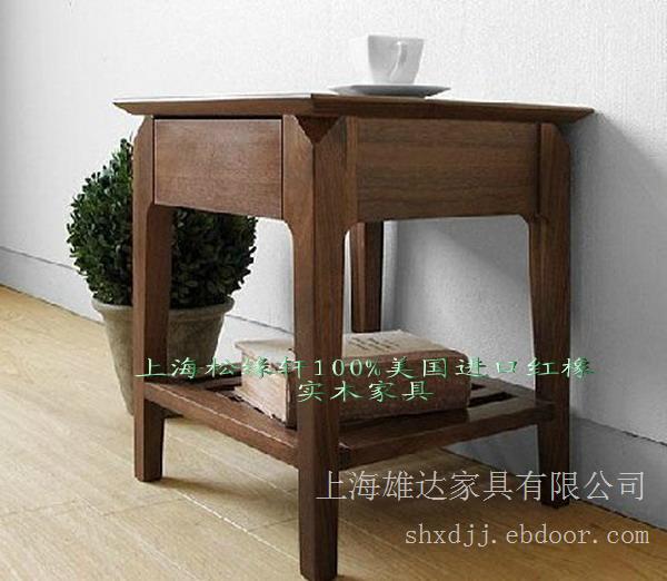 美国红橡木杂物柜/上海实木家具定做
