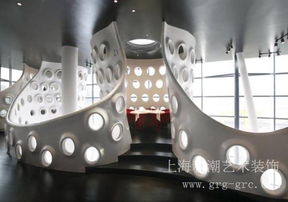 上海厂家直销GRG异形空间造型 酒店别墅专用GRG装饰材料