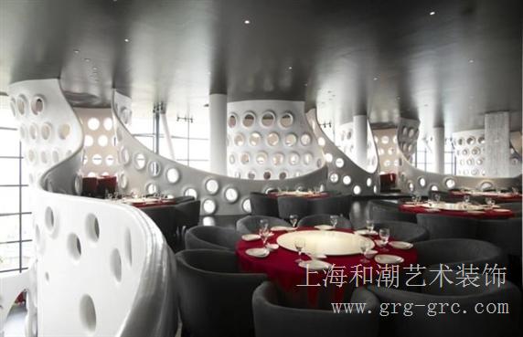 上海厂家直销GRG异形空间造型 酒店别墅专用GRG装饰材料
