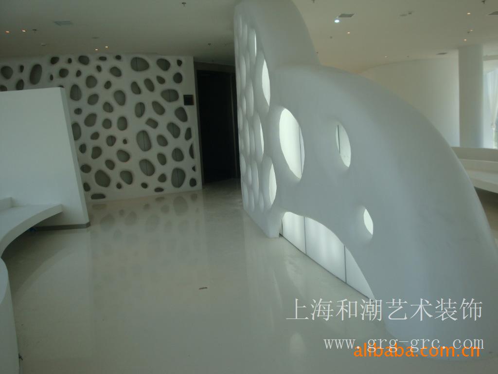 上海定做GRG吊顶天花 GRG异形空间造型 酒店别墅专用GRG装饰材料