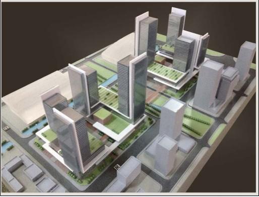 宁波国际贸易中心  单体类模型设计制作