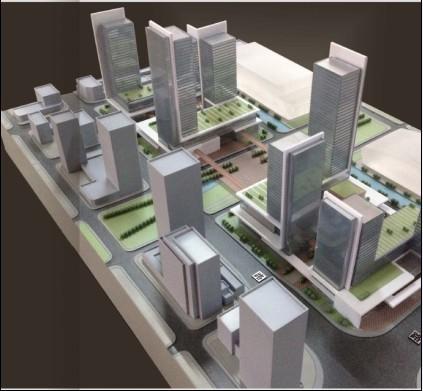 宁波国际贸易中心  单体类模型设计制作