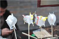 上海民间艺术表演-上海糖画艺人