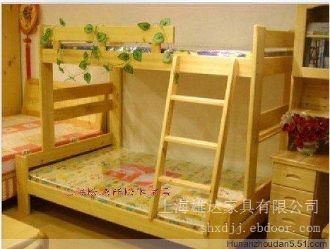 松木母子床 A-2/上海环保实木高低床