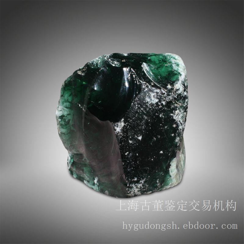 上海古董鉴定-镂空雕龙纹紫砂壶茶具一套