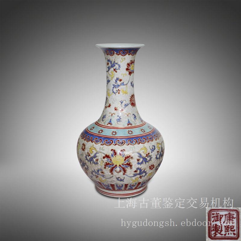 上海瓷器鉴定公司-珐琅彩八仙人物观音尊一套