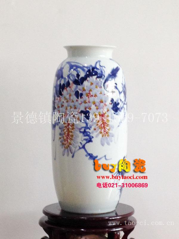 上海景德镇瓷器直销店-景德镇陶瓷赏瓶供应