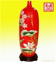 中国红瓷专卖 上海陶瓷花瓶专卖 中国红瓷批发 