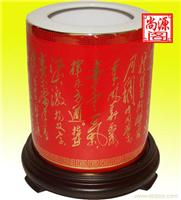 陶瓷笔筒专卖 中国红瓷礼品 上海陶瓷专卖 