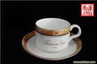 上海咖啡杯碟专卖 批发陶瓷杯碟 定做广告杯碟 