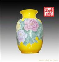 帝王黄陶瓷花瓶 收藏陶瓷瓶 上海陶瓷工艺品专卖 