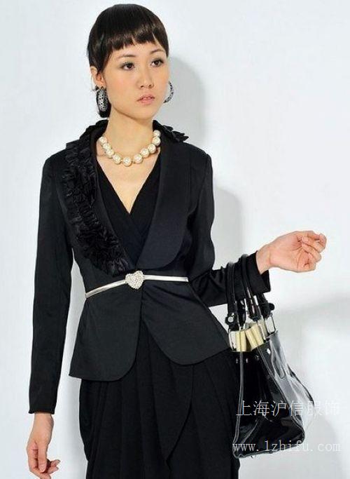 批发定做女士西服套装-上海女士职业西装定做