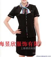 上海酒店工作服定制 订做酒店服务员服装