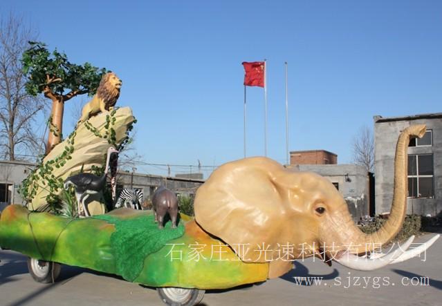 我司制作的“游行花车”入住天津自然博物馆新馆