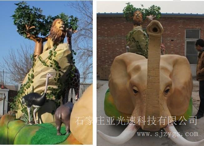 我司制作的“游行花车”入住天津自然博物馆新馆