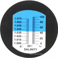 光学盐度计海水鱼缸养殖盐度表比重计食品咸度计卤水测盐器测试表