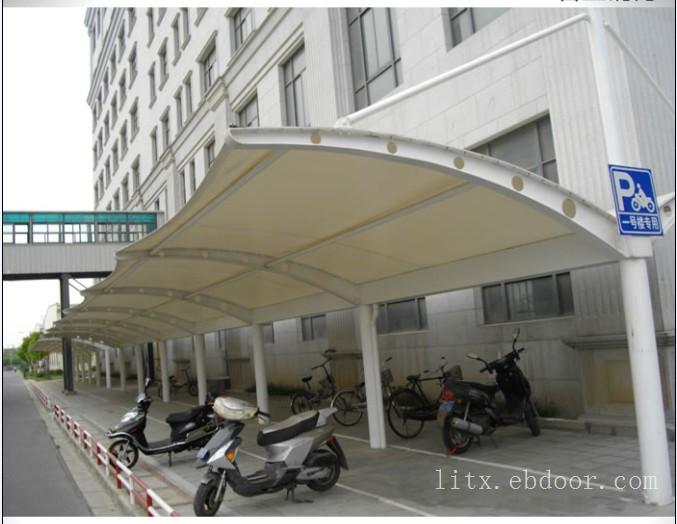 浙江瑞安膜结构车棚安装定做