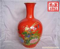 上海陶瓷花瓶 中国红瓷器精美礼品 各类陶瓷花瓶