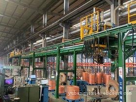 河北1代4大散盘铜管自动码垛系统-石家庄宇邦机械18633097612www.bzhjx.cn