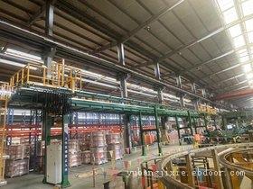 河北1代4大散盘铜管自动码垛系统-石家庄宇邦机械18633097612www.bzhjx.cn