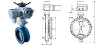 DN400矿用电动蝶阀