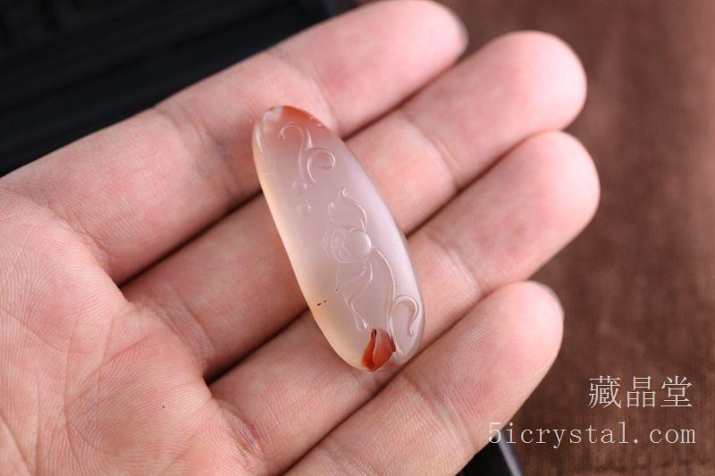 [莲花 冻料南红挂坠]