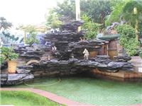 上海假山鱼池设计,家庭假山鱼池制作