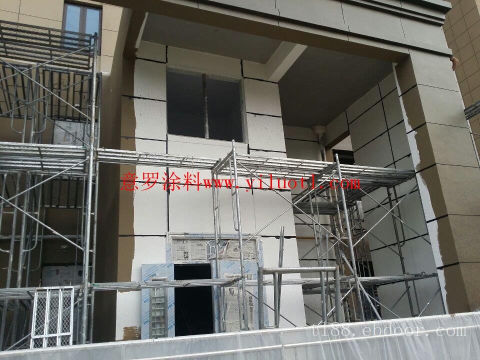 上海意罗真石漆生产厂家/建筑工程外墙仿砖漆涂料厂家