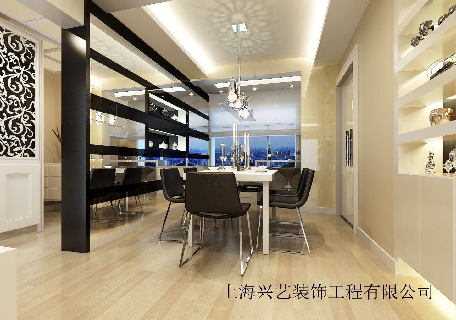 餐厅装饰效果图_上海室内装饰设计公司